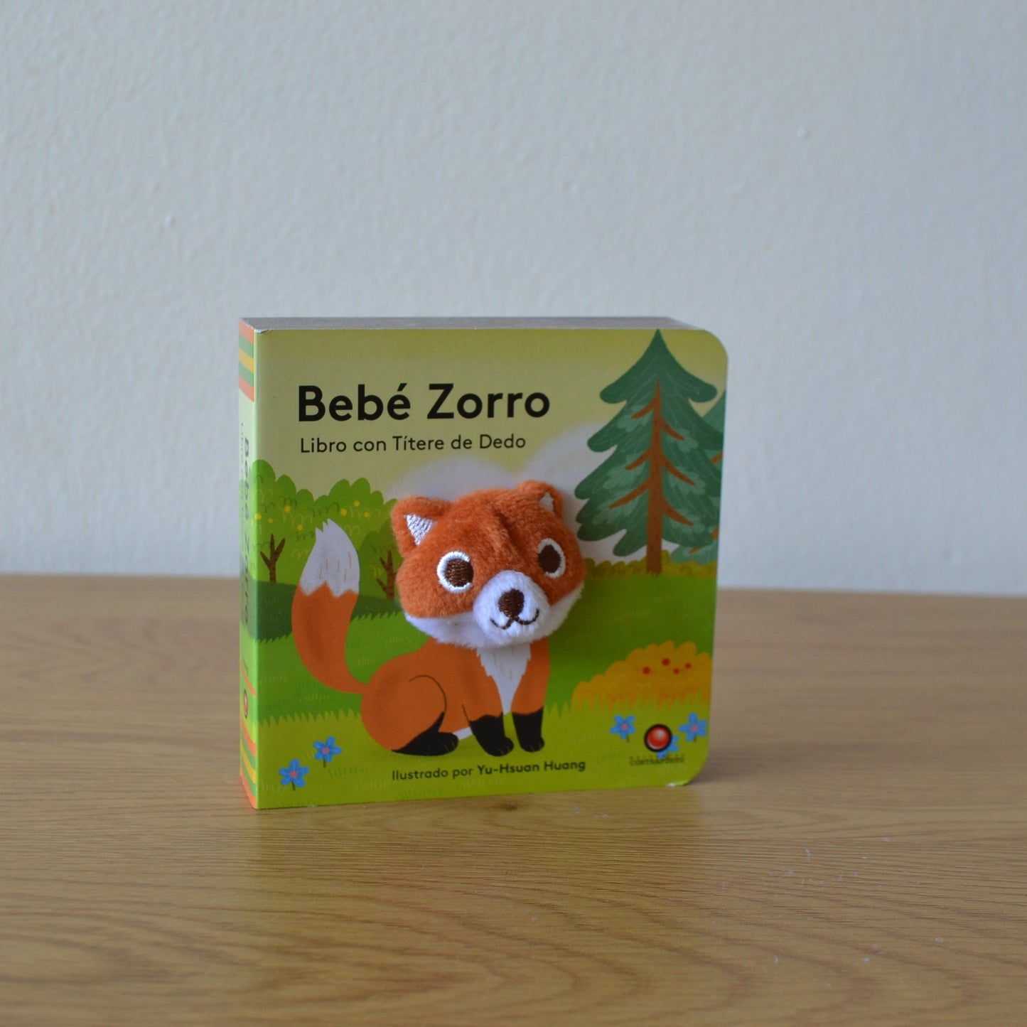 Libro con títere de dedo bebé zorro