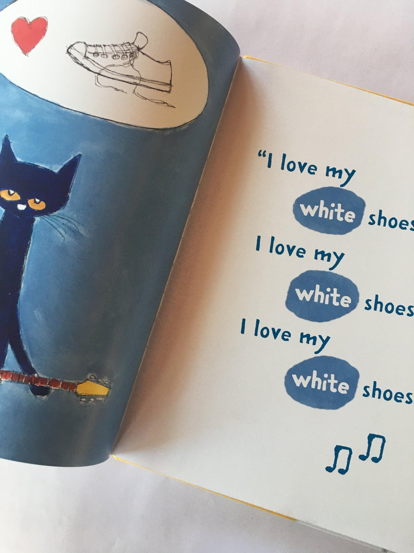 Pete el gato I love my white shoes