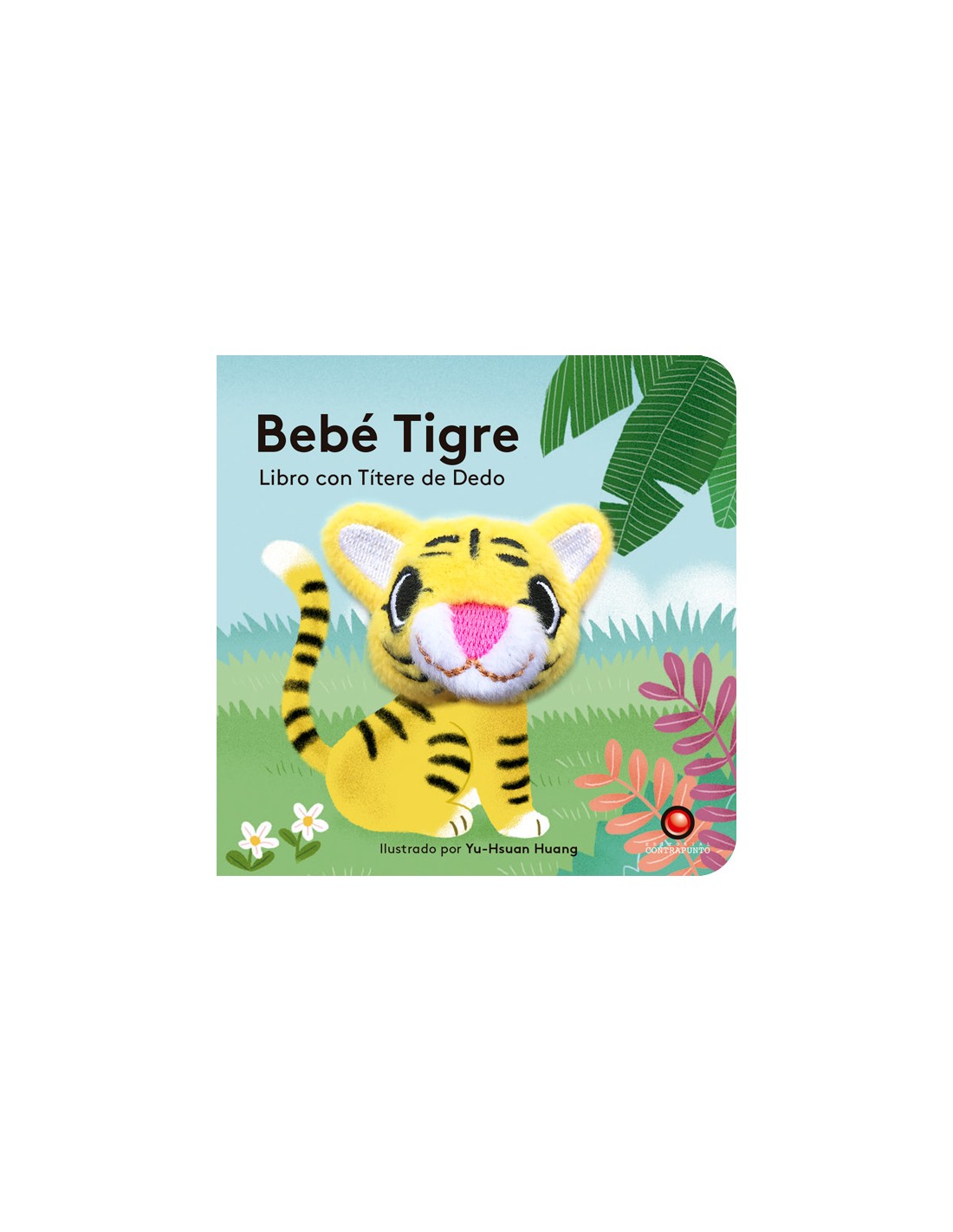 Libro con títere de dedo. Bebé tigre